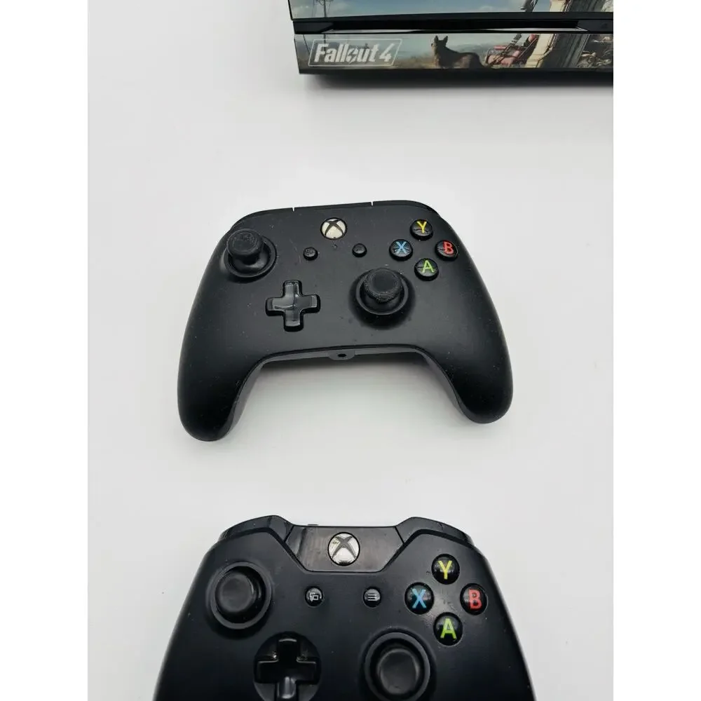 Microsoft Xbox One #1540 Fallout Game Console Power Cord 3 Controllers Works